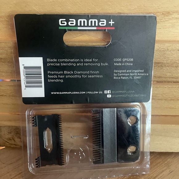 New Gamma + Black Grooming Replacement Clipper Blades - Picture 2 of 2